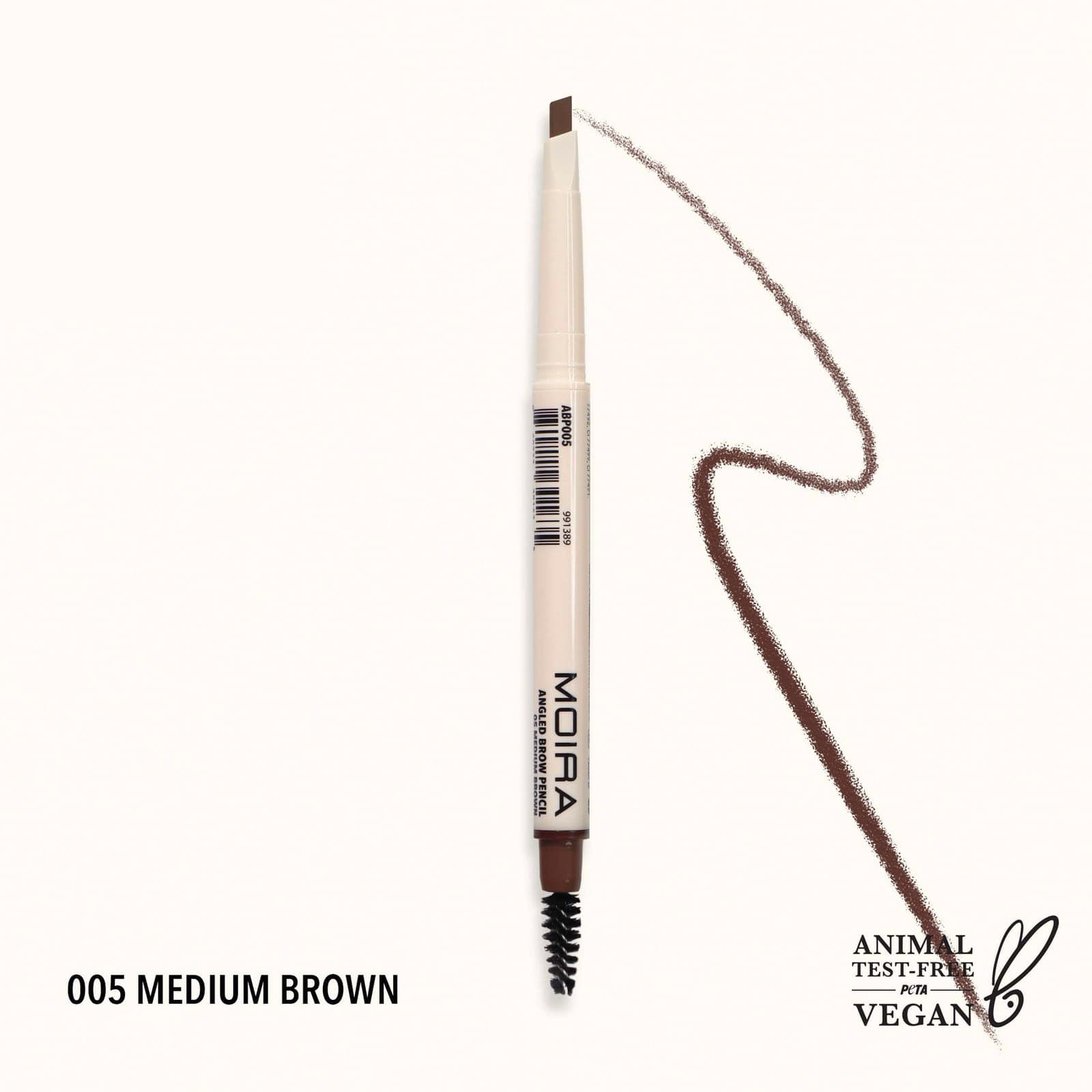 MOIRA Angled Brow Pencil (005, Medium Brown)