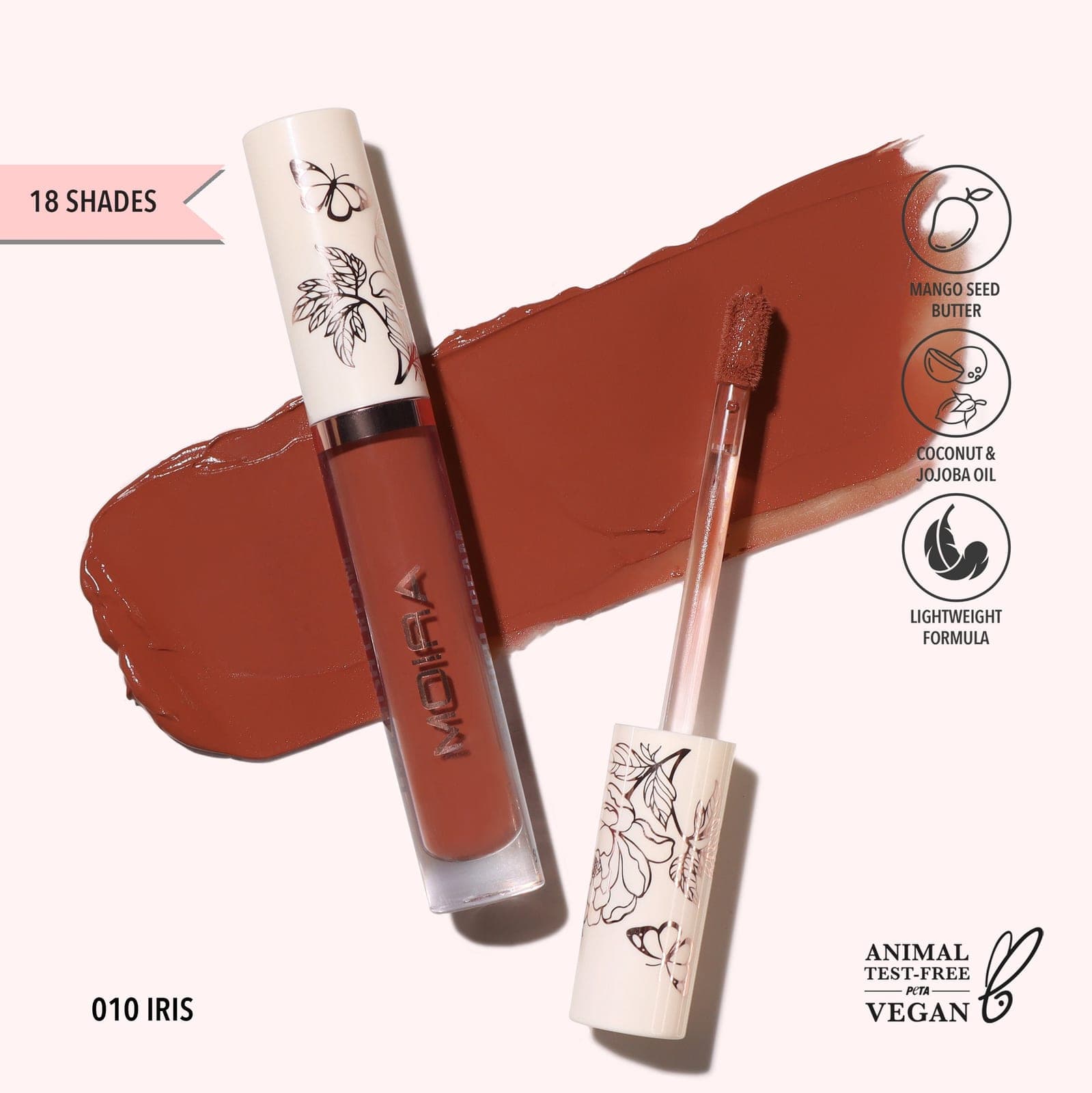 MOIRA Lip Plush Cream (010, Iris)
