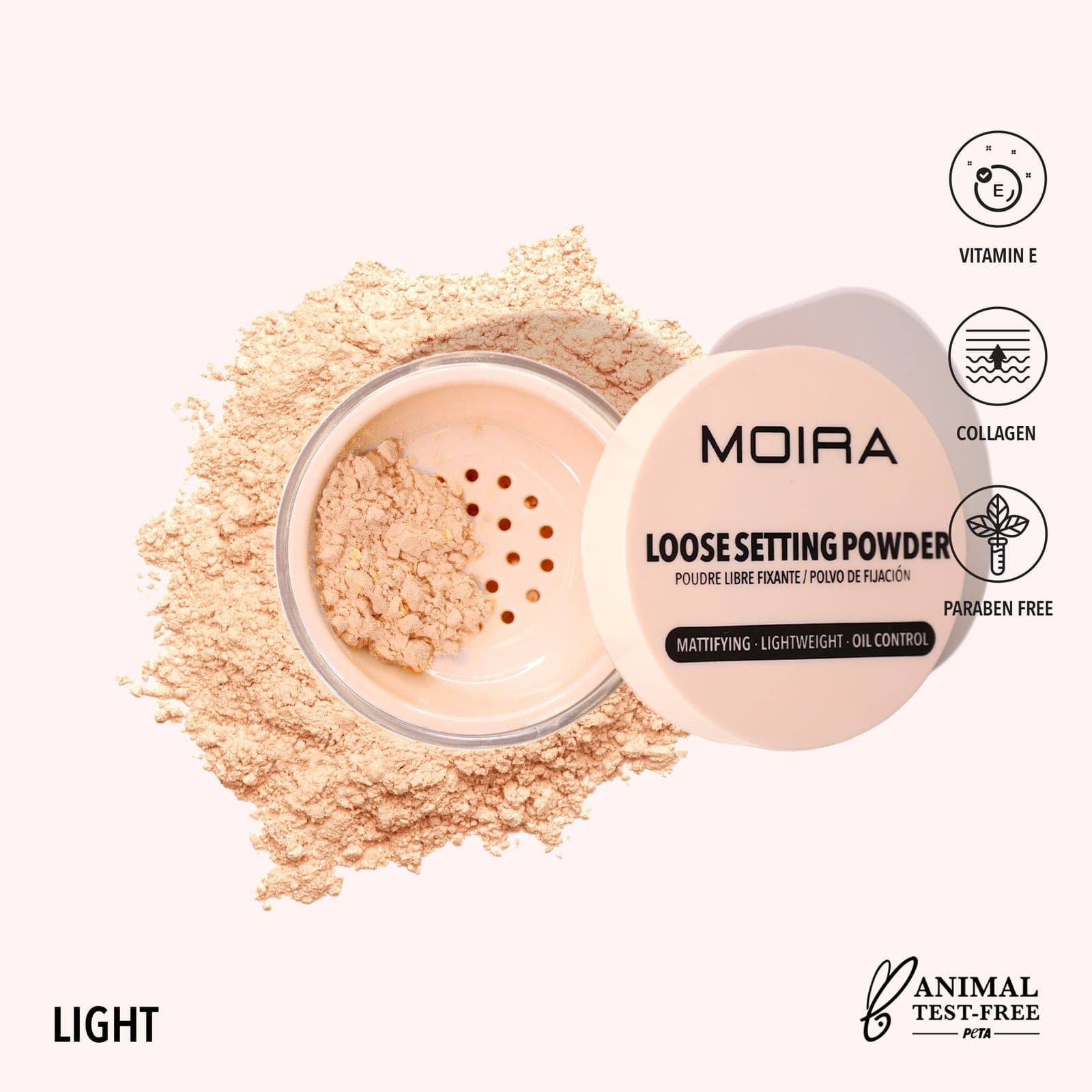 MOIRA Loose Setting Powder (006, Light)