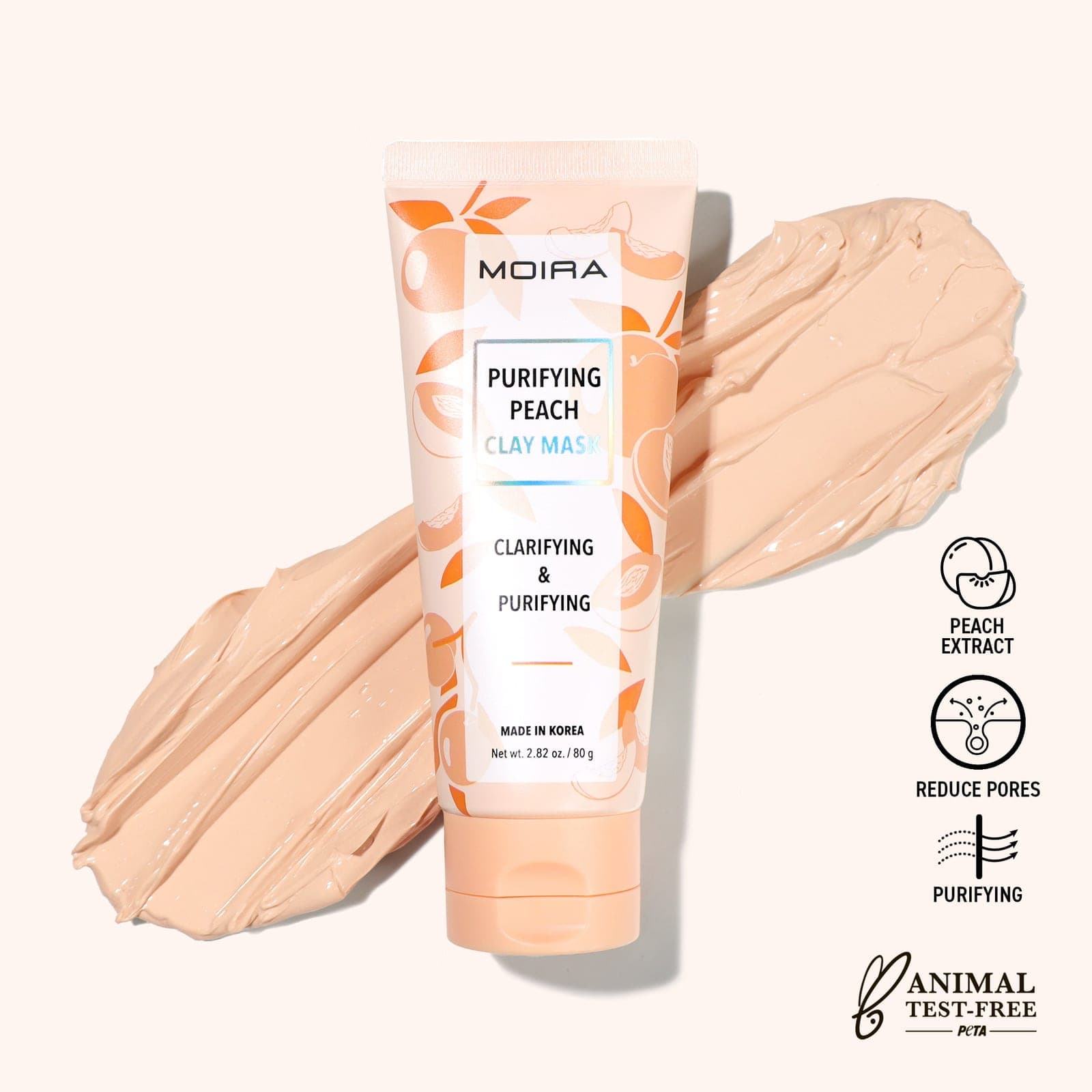 MOIRA Purifying Peach Clay Mask