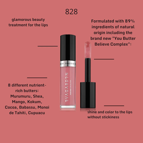 EVAGARDEN SERUM LIP GLOSS 828 (5ML)